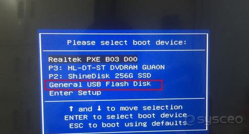 选择从UEFI U盘进入