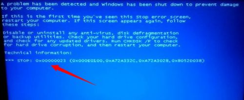 终止代码：FAT FILE SYSTEM